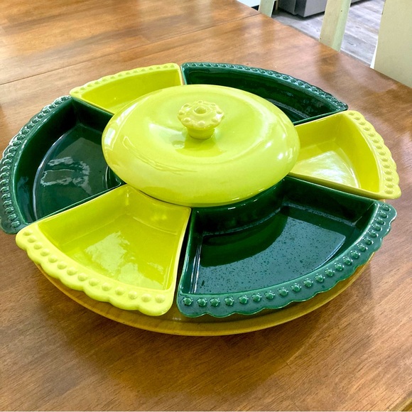 Vintage MCM relish tray - Picture 1 of 10